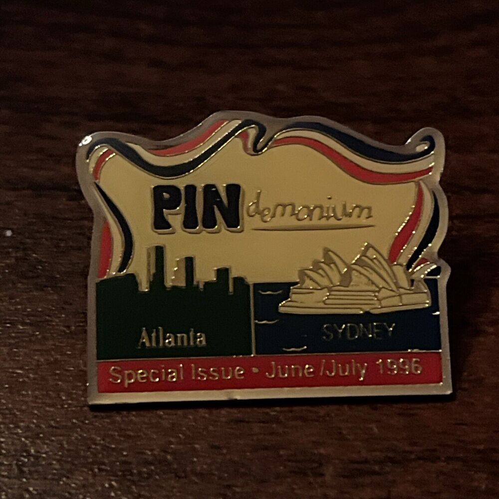 1996 Atlanta Olympics Pindemonium Special Issue Sydney 2000 Lapel Hat Pin